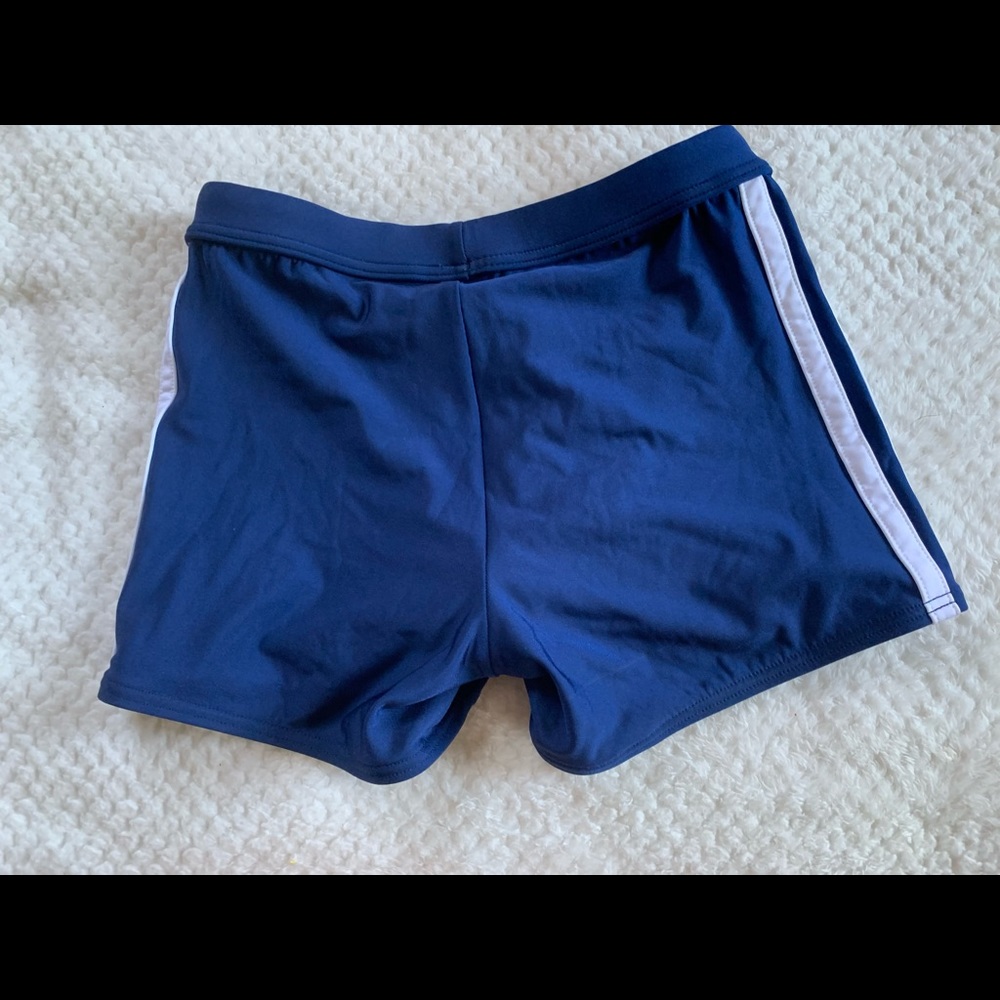 Speedo navy swim trunks size M